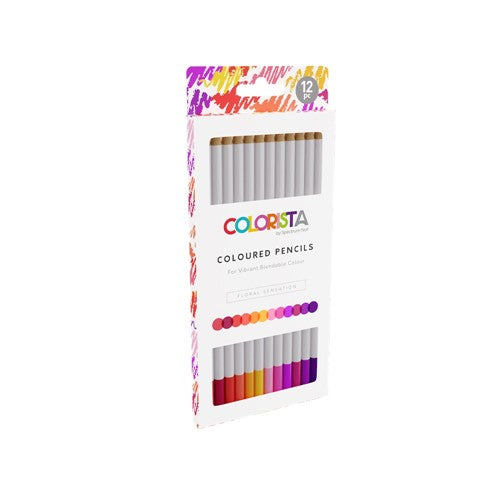 Simon Says Stamp! Crafter's Companion Colorista FLORAL SENSATION Coloured Pencils sncol-colp-flo12