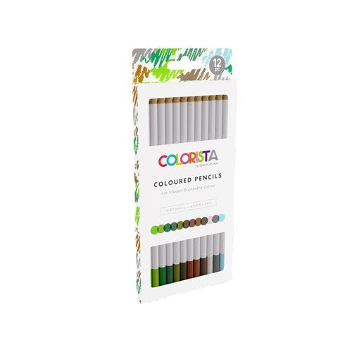 Simon Says Stamp! Crafter's Companion Colorista NATURAL LANDSCAPE Coloured Pencils sncol-colp-nat12