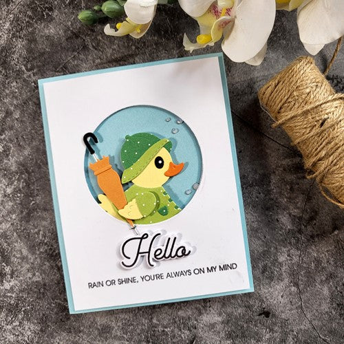 Simon Says Stamp! S4-1261 Spellbinders DUCK WITH UMBRELLA Etched Dies | color-code:ALT3