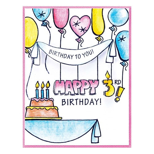Simon Says Stamp! STP-172 Stampendous FRANSFORMER BIRTHDAY Clear Stamp