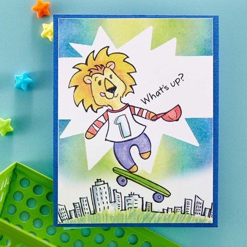Simon Says Stamp! STP-175 Stampendous FRANSFORMER URBAN JUNGLE Clear Stamps