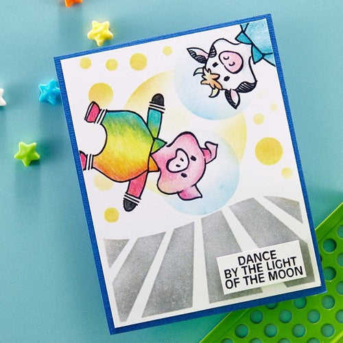 Simon Says Stamp! STP-176 Stampendous FRANSFORMER MOON DANCE Clear Stamp