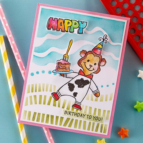 Simon Says Stamp! STP-176 Stampendous FRANSFORMER MOON DANCE Clear Stamp