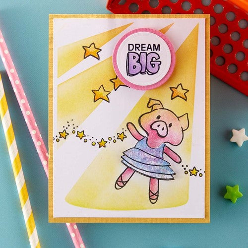 Simon Says Stamp! STP-176 Stampendous FRANSFORMER MOON DANCE Clear Stamp