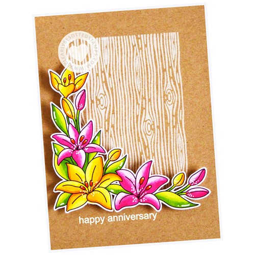 Simon Says Stamp! Clearly Besotted BLOOMING LILY Clear Stamps