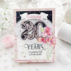 Simon Says Stamp! Papertrey Ink Just Sentiments CELEBRATION Clear Stamps 1456