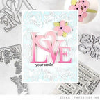 Simon Says Stamp! Papertrey Ink LARGER THAN LIFE LOVE Die PTI-0542