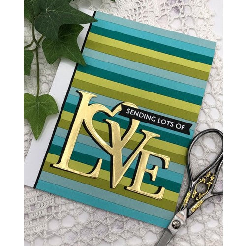 Simon Says Stamp! Papertrey Ink LARGER THAN LIFE LOVE SENTIMENTS Clear Stamps 1463
