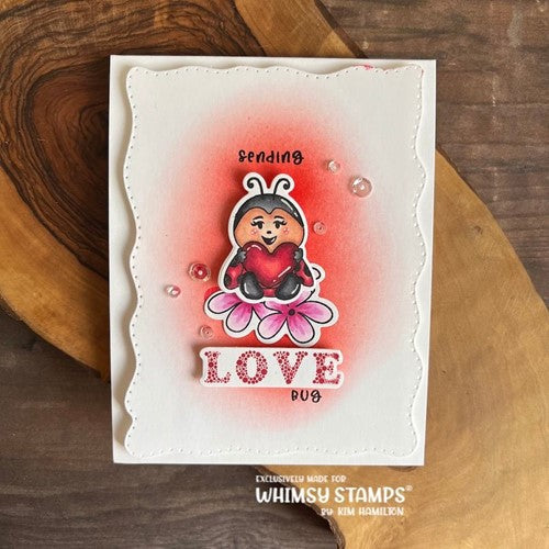 Simon Says Stamp! Whimsy Stamps LADYBUGS Outline Dies WSD367a