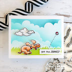 Simon Says Stamp! Whimsy Stamps DOGGIE FLIGHT Clear Stamps C1409