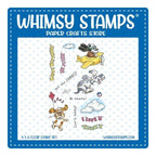 Simon Says Stamp! Whimsy Stamps DOGGIE FLIGHT Clear Stamps C1409