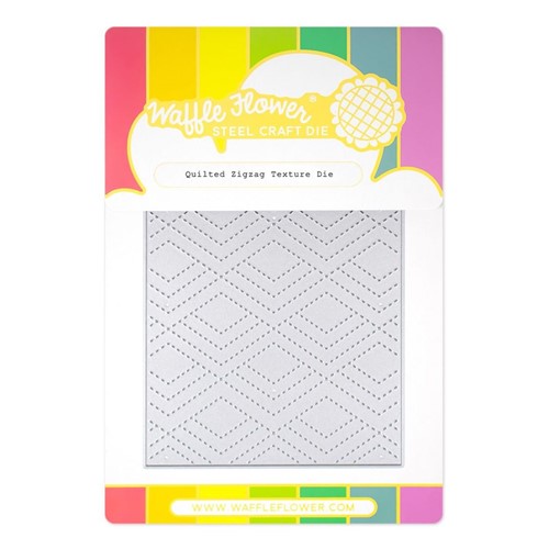 Simon Says Stamp! Waffle Flower QUILTED ZIGZAG Textured Die 421208