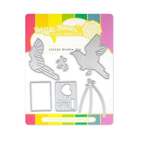 Waffle Flower Little Birdie Sentiments Clear Stamps 421213