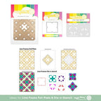 Simon Says Stamp! Waffle Flower LINE FRAMES Hot Foil Plate 421202