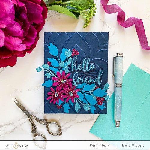 Simon Says Stamp! Altenew SIXTIES SUNSHINE 3D Embossing Folder ALT7517