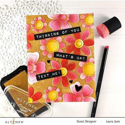 Simon Says Stamp! Altenew SIXTIES SUNSHINE 3D Embossing Folder ALT7517