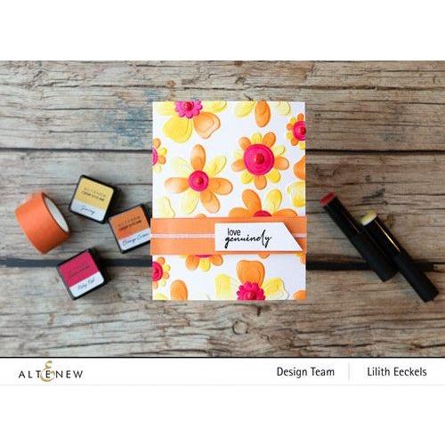 Simon Says Stamp! Altenew SIXTIES SUNSHINE 3D Embossing Folder ALT7517