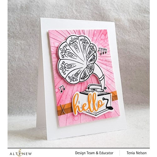Simon Says Stamp! Altenew BLOOMING GRAMOPHONE Clear Stamps ALT7495