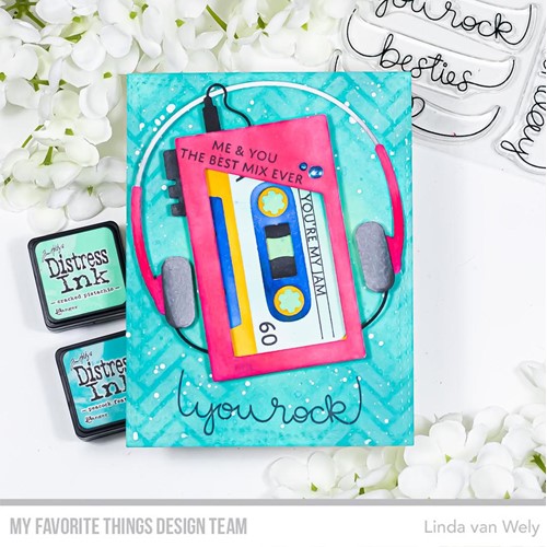 Simon Says Stamp! My Favorite Things MIXTAPE SENTIMENTS Clear Stamps mstn014 | color-code:ALT2