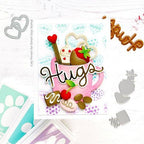 Simon Says Stamp! Pretty Pink Posh LARGE HUGS SHADOW Dies | color-code:ALT1