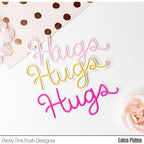 Simon Says Stamp! Pretty Pink Posh LARGE HUGS SHADOW Dies