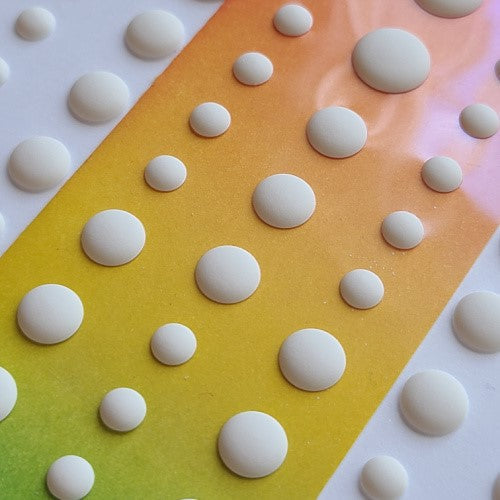 Simon Says Stamp! The Rabbit Hole Designs MATTE WHITE Enamel Dots TRHMWED