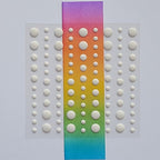 Simon Says Stamp! The Rabbit Hole Designs MATTE WHITE Enamel Dots TRHMWED