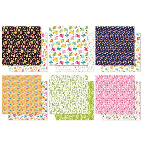 Simon Says Stamp! Paper Rose BETTY'S GARDEN 12x12 Paper 28555