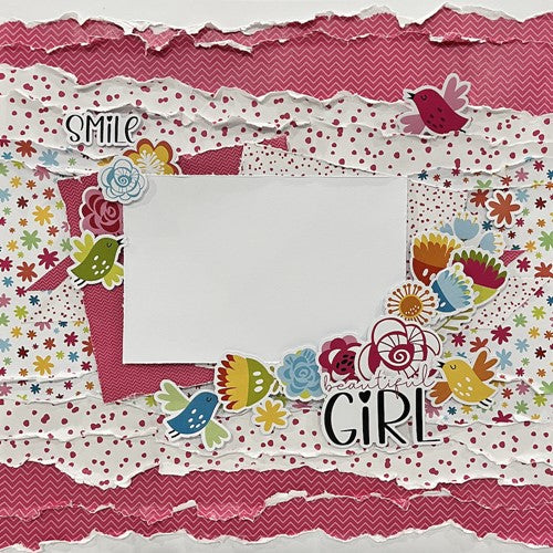 Simon Says Stamp! Paper Rose BETTY'S GARDEN 12x12 Paper 28555