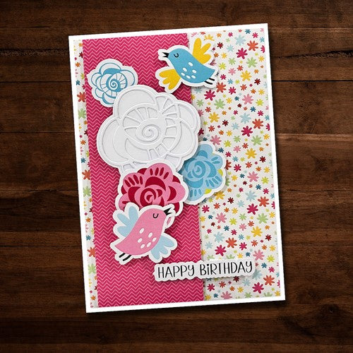 Simon Says Stamp! Paper Rose BETTY'S GARDEN 6x6 Paper 28576