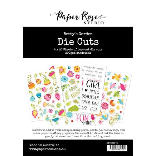 Simon Says Stamp! Paper Rose BETTY'S GARDEN Die Cuts 28579