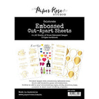 Simon Says Stamp! Paper Rose CELEBRATE Embossed Cut-Apart Sheets Die Cuts 28789