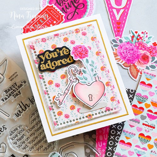 Simon Says Stamp! Simon Says Clear Stamps WITH LOVE sss202670c Kisses | color-code:ALT0