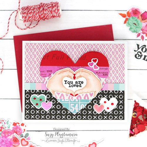 Simon Says Stamp! Simon Says Clear Stamps WITH LOVE sss202670c Kisses | color-code:ALT11