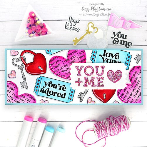 Simon Says Stamp! Simon Says Clear Stamps WITH LOVE sss202670c Kisses | color-code:ALT13