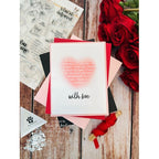 Simon Says Stamp! Simon Says Clear Stamps WITH LOVE sss202670c Kisses | color-code:ALT5