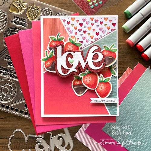 Simon Says Stamp! Simon Says Clear Stamps SWEET DAYS sss202515c Kisses | color-code:ALT31