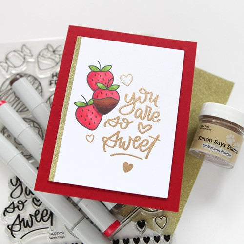 Simon Says Stamp! Simon Says Clear Stamps SWEET DAYS sss202515c Kisses | color-code:ALT42