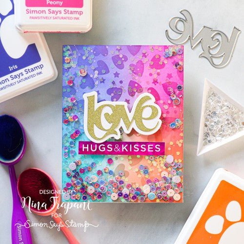 Simon Says Stamp! Simon Says Stamp Stencil HEARTS AND STARS ssst221668 Kisses | color-code:ALT2