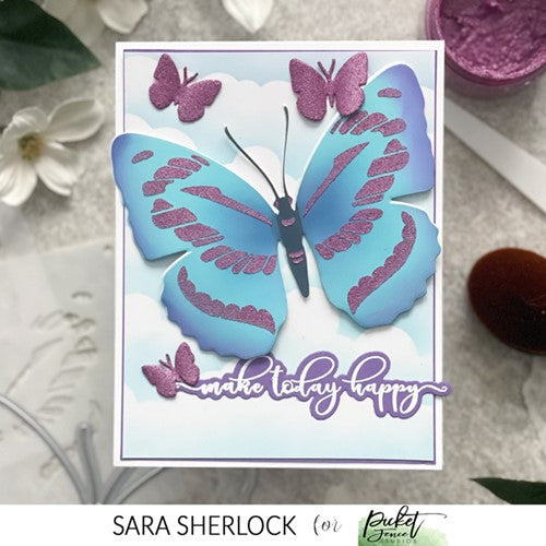 Simon Says Stamp! Picket Fence Studios FLIT BUTTERFLY Die pfsd264