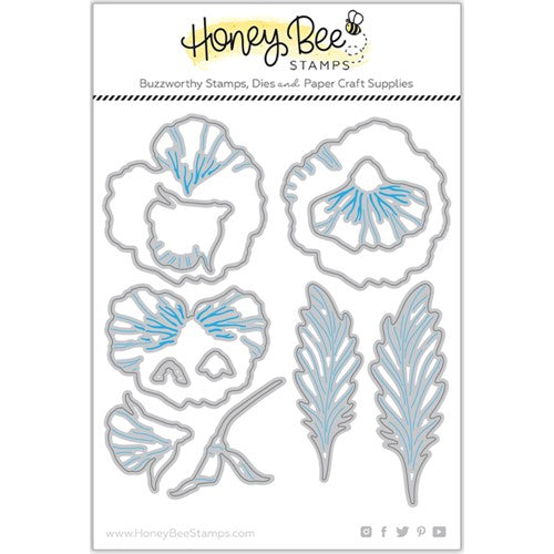 Simon Says Stamp! Honey Bee LOVELY LAYERS PANSY Dies hbds-llpan