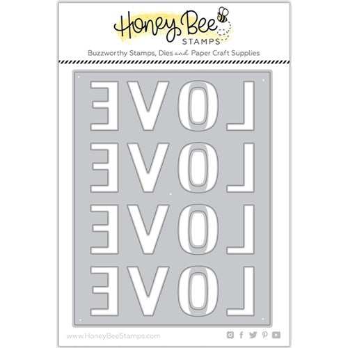 Simon Says Stamp! Honey Bee LOVE A2 COVER PLATE Die hbds-lovea2
