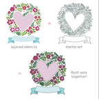 Simon Says Stamp! Honey Bee A LITTLE NOTE Stencil Set of 4 hbsl-116