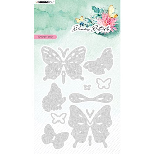 Simon Says Stamp! Studio Light FLY FLY BUTTERFLY Blooming Butterfly Dies slbbcd484