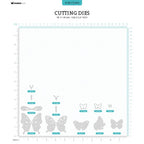 Simon Says Stamp! Studio Light FLY FLY BUTTERFLY Blooming Butterfly Dies slbbcd484
