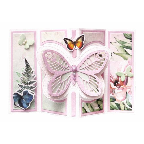 Simon Says Stamp! Studio Light BUTTERFLY POP OUT CARD Blooming Butterfly Dies slbbcd486