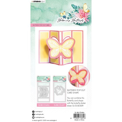 Simon Says Stamp! Studio Light BUTTERFLY POP OUT CARD Blooming Butterfly Dies slbbcd486