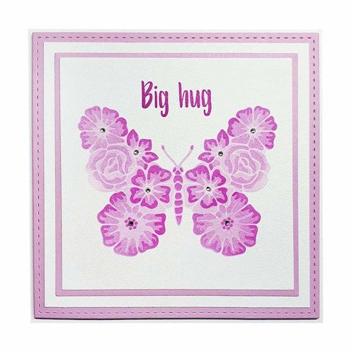 Simon Says Stamp! Studio Light FLORAL BUTTERFLY Stencil slesmask170