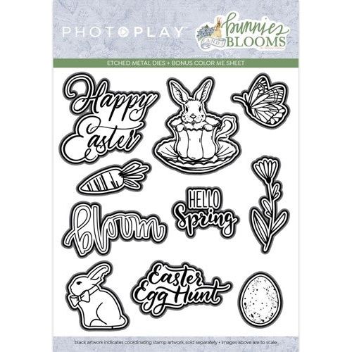 Simon Says Stamp! Photoplay BUNNIES AND BLOOM Die Set bun3750