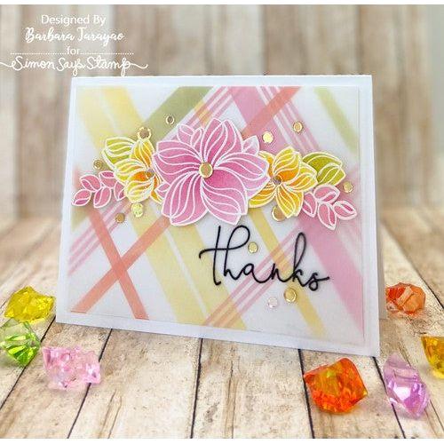 Simon Says Stamp! Simon Says Stamp SWOOPY FLOWERS Wafer Dies sssd112769c Kisses